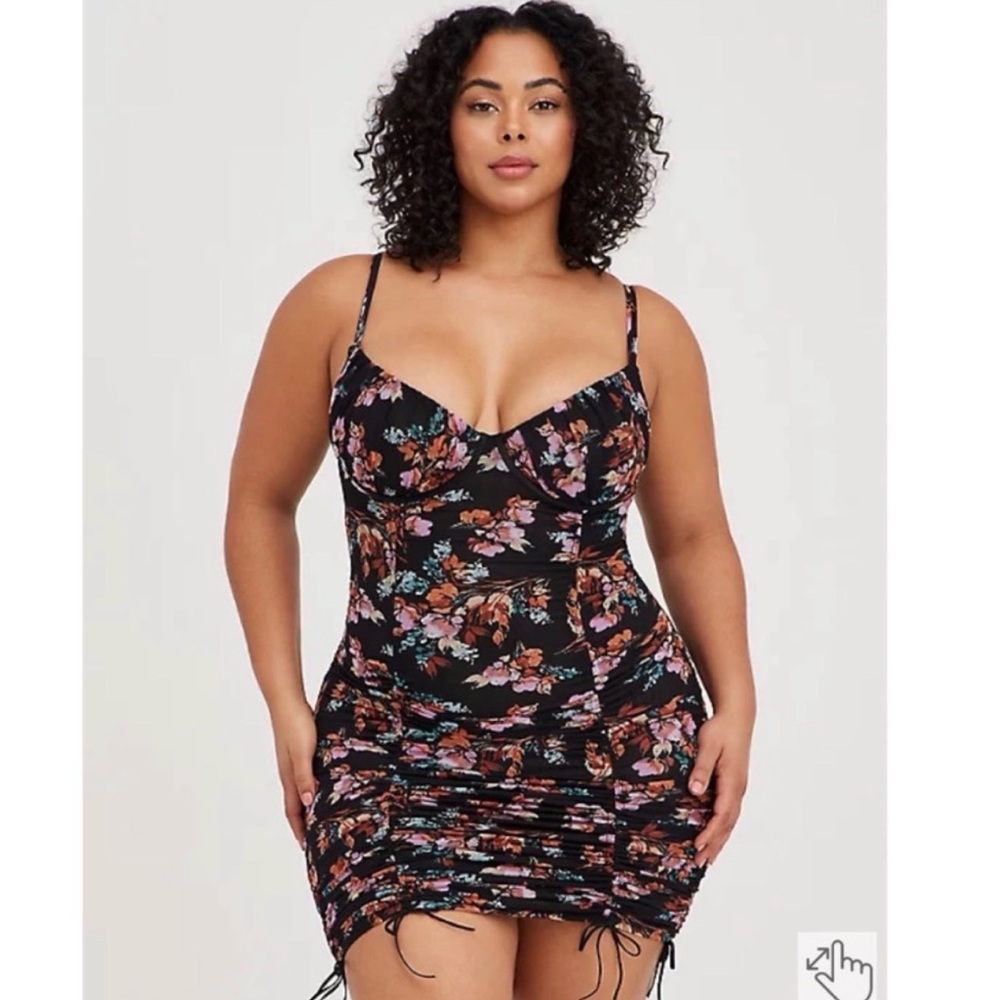 Floral Black Chemise Torrid Curve 4